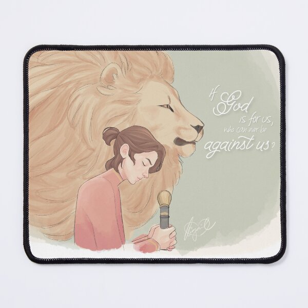 Item preview, If God is For Us Narnia Aslan Bible Verse designed and sold by starl03t25.