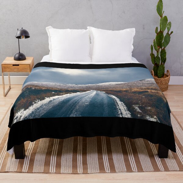 Item preview, An icy road to the mountains in winter in Ireland, County Donegal designed and sold by AlbertMi.