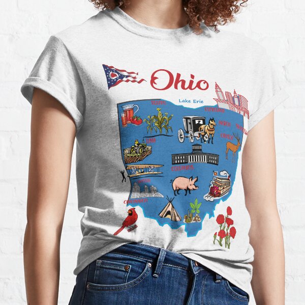 Ohio Vintage State Flag T-Shirt