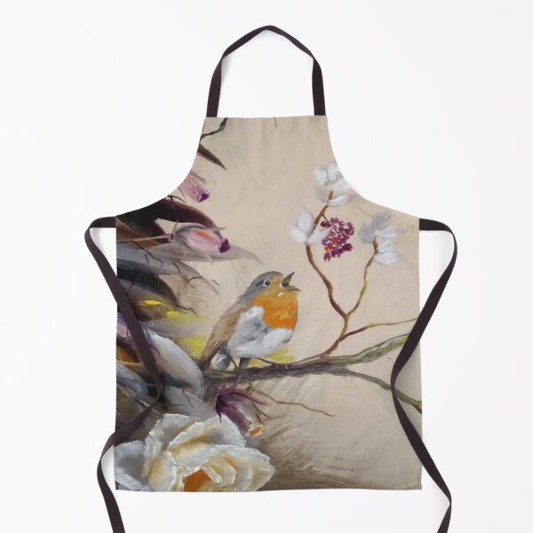 Item preview, Robin Bird in Forest, Erithacus Rubecula  designed and sold by DiensDesign.
