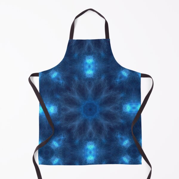 Item preview, Electric Star Sapphire ~ Dark Blue Abstract Fractal Mandala Art designed and sold by Ascension Vibrations.