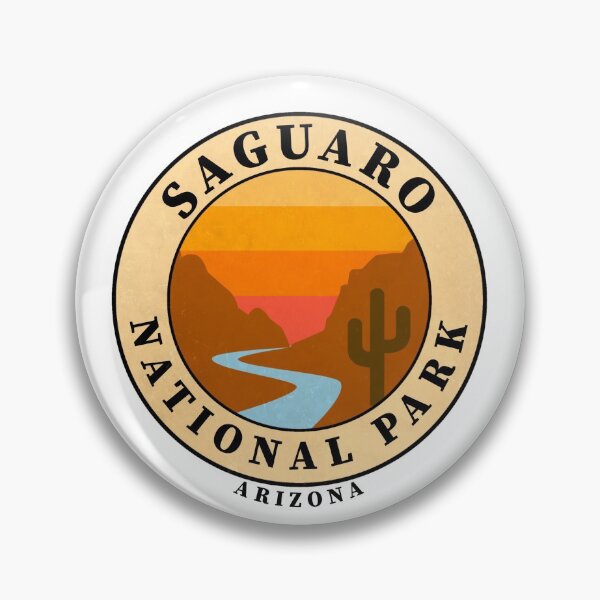 Item preview, Saguaro National Park Arizona Vintage Retro Travel Camping, Hiking, Climbing Adventure Mountain designed and sold by tmartinezta.