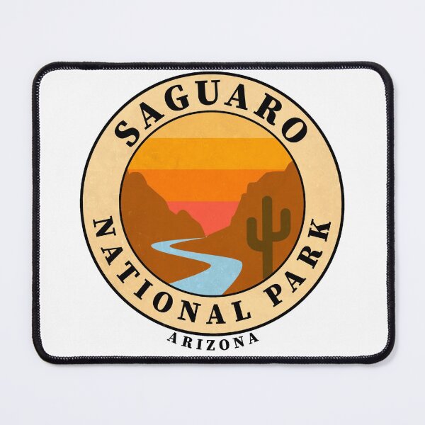 Item preview, Saguaro National Park Arizona Vintage Retro Travel Camping, Hiking, Climbing Adventure Mountain designed and sold by tmartinezta.