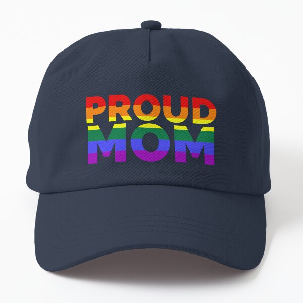 Aperçu de l'œuvre Drapeau LGBT arc-en-ciel de la fierté de maman fière créée et vendue par House Sparrow.