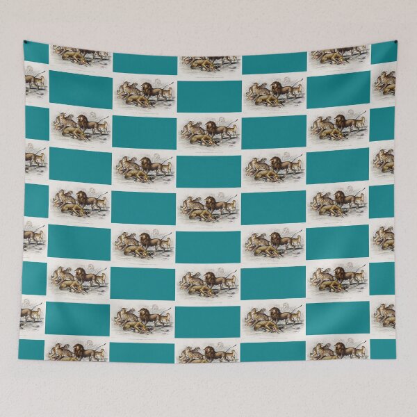 Item preview, Asiatic Lion, Lioness, Bengal Tiger, Leopard, and Jaguar from A history of the earth and animated na designed and sold by sweetleafvinyl.
