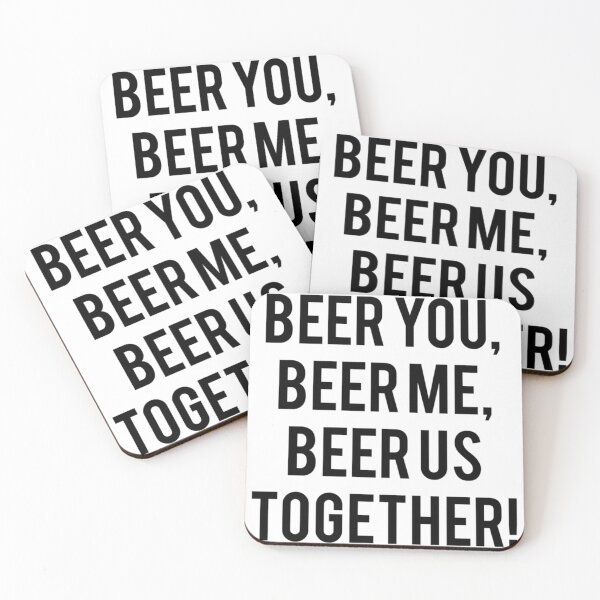 Item preview, Beer you, beer me, beer us together! Classic  designed and sold by sweetleafvinyl.