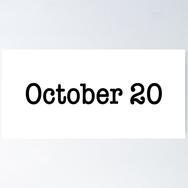 Item preview, October 20 designed and sold by ellebackup.