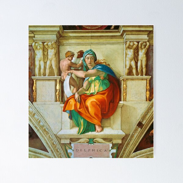 Item preview, Michelangelo "The Delphic Sibyl", 1509 designed and sold by Alexandra Dahl.