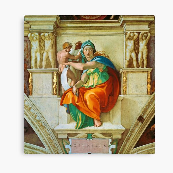 Item preview, Michelangelo "The Delphic Sibyl", 1509 designed and sold by Alexandra Dahl.