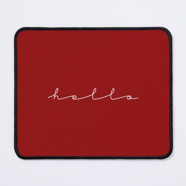 Item preview, Cute hello typography (for dark backgrounds) Classic designed and sold by sweetleafvinyl.