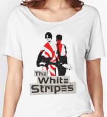 The White Stripes - Pepermint Tape Women's Relaxed Fit T-Shirt
