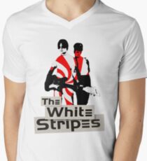 The White Stripes - Pepermint Tape Men's V-Neck T-Shirt