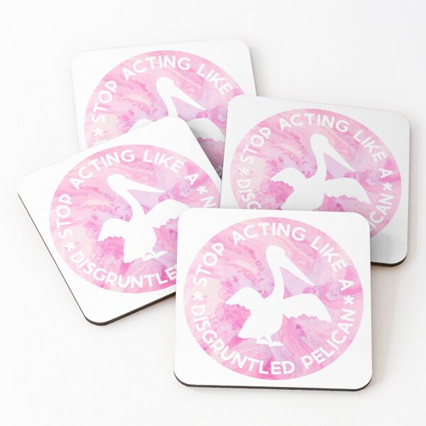 Item preview, Disgruntled Pelican (Pink) designed and sold by splode.