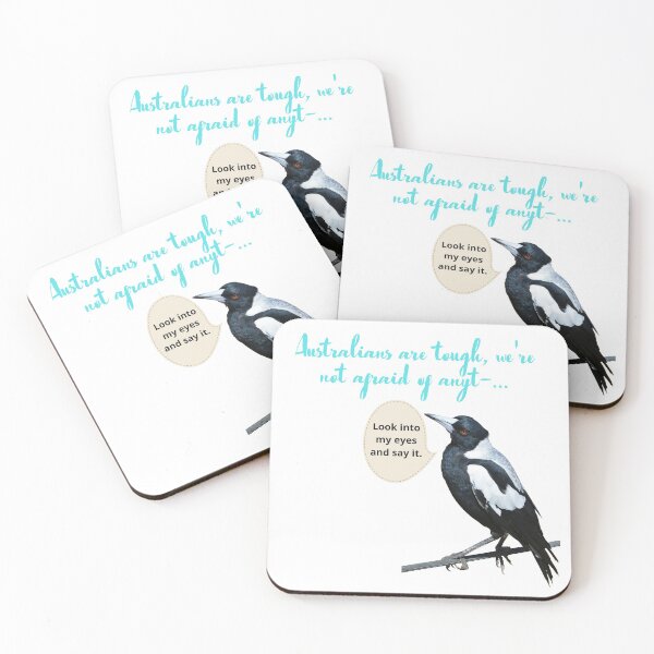 Item preview, Swooping season -Australian magpie designed and sold by BLOGGER-WRITER.