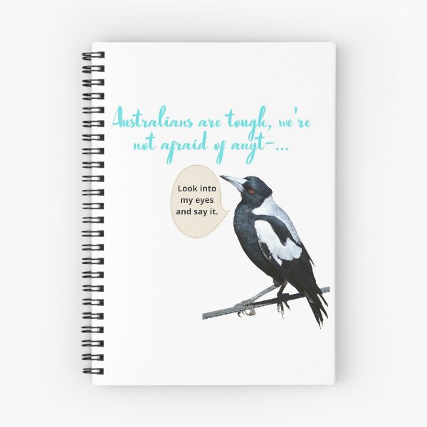 Item preview, Swooping season -Australian magpie designed and sold by BLOGGER-WRITER.