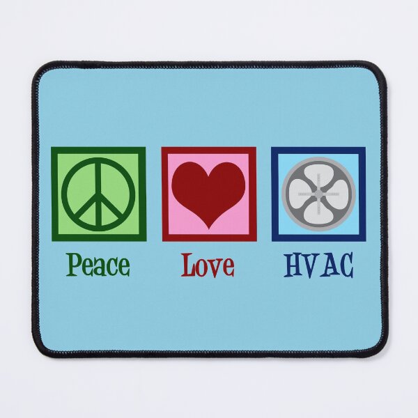 Item preview, Peace Love HVAC designed and sold by Epic Love Designs.