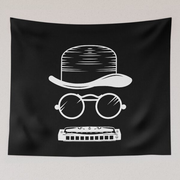 Item preview, Harmonica Hat Music Instrument Blues designed and sold by MooonTees.