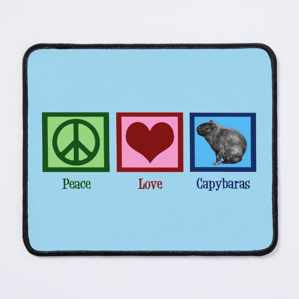 Item preview, Peace Love Capybaras designed and sold by Epic Love Designs.