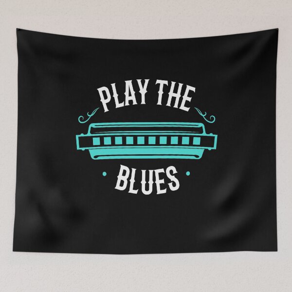 Item preview, Harmonica Play The Blues Instrument designed and sold by MooonTees.
