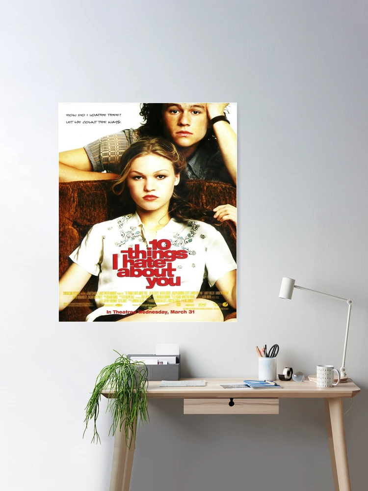 10 Things I Hate About You (1999) Movie Poster for Sale by