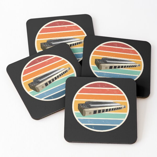 Item preview, Harmonica Retro Music Instrument Blues designed and sold by MooonTees.