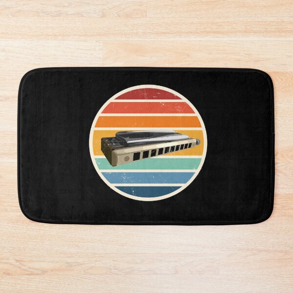 Item preview, Harmonica Retro Music Instrument Blues designed and sold by MooonTees.