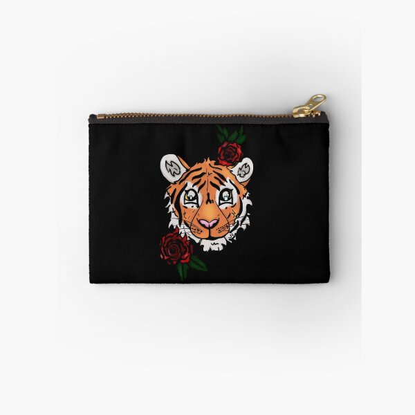Item preview, Tiger and Roses Graphic designed and sold by BioLushGraphics.