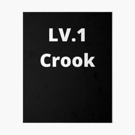 Lvl 1 Crook Sticker for Sale by Stefan Zlatkovic