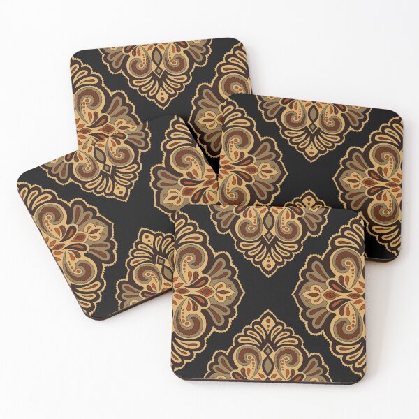 Item preview, Seamless Paisley Repeat Pattern - Orange designed and sold by SemDesigns1.