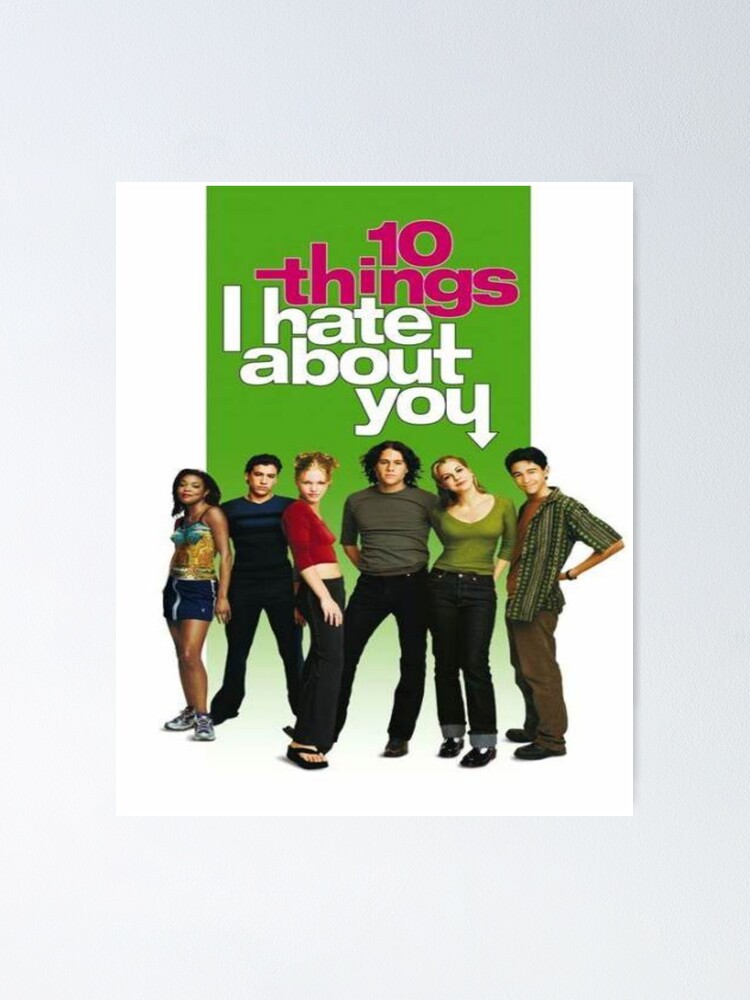 10 Things I Hate About You (1999) Movie Poster for Sale by