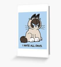 Always Grumpy Greeting Card