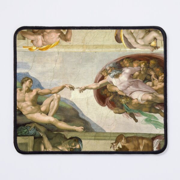 Item preview, Michelangelo "Creation of Adam" designed and sold by Alexandra Dahl.