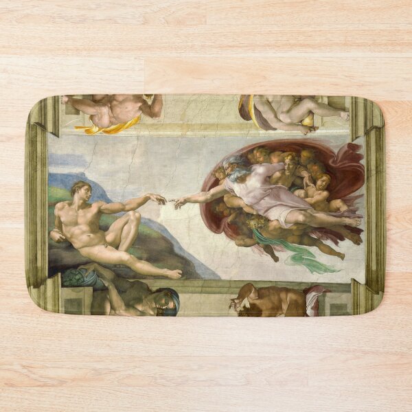 Item preview, Michelangelo "Creation of Adam" designed and sold by Alexandra Dahl.