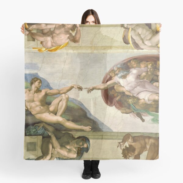 Item preview, Michelangelo "Creation of Adam" designed and sold by Alexandra Dahl.