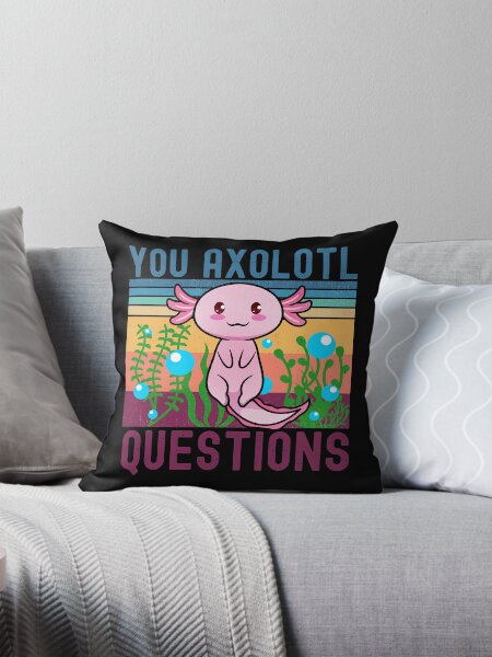 Vista previa del artículo con la obra «You Axolotl Questions Cute Mexicanum Funny 90s Vintage camiseta», diseñado y vendido por Cooltees4u1.