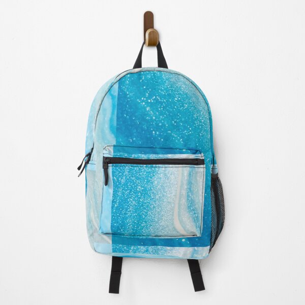 Item preview, Aqua Blue Liquid Marble designed and sold by newburyboutique.