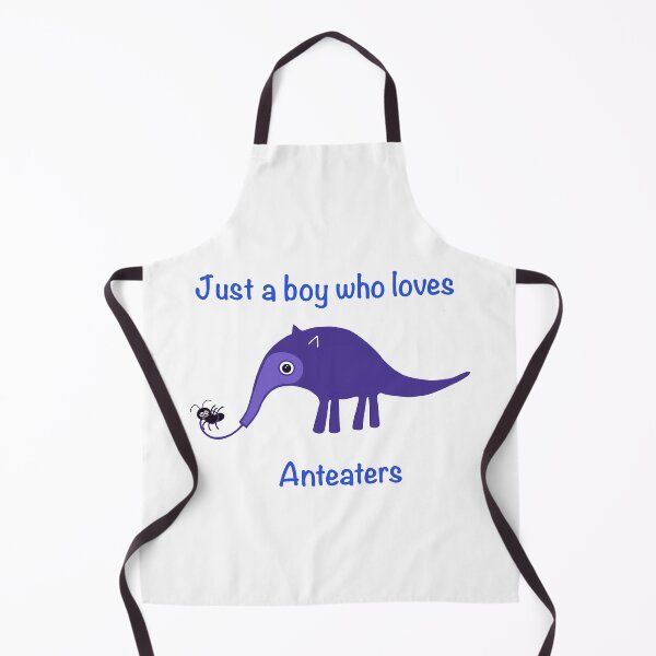 Item preview, Just a boy who loves anteaters white designed and sold by QuirkyCraftz.