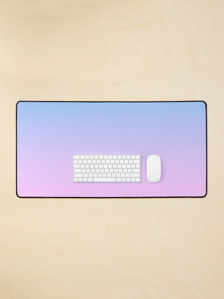 mouse pad blue and pink