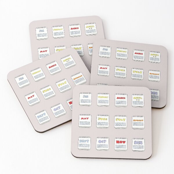 Item preview, Months of the year sticker pack - months of the year journal stickers. designed and sold by Theleochick.