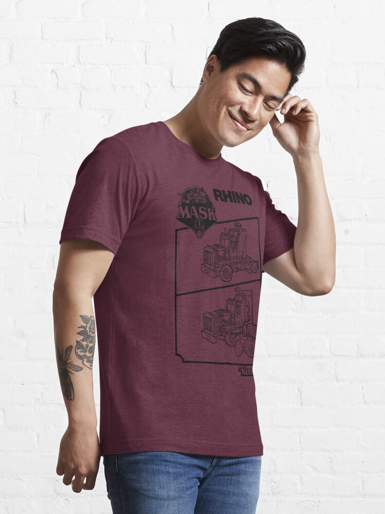 Alternate view of M.A.S.K. - Rhino Essential T-Shirt