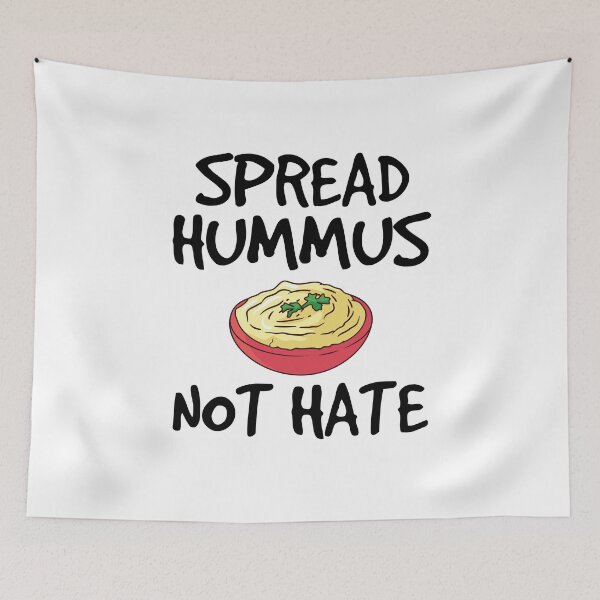Item preview, Spread Hummus Not Hate Funny Cool Gift Design designed and sold by oussamah99.