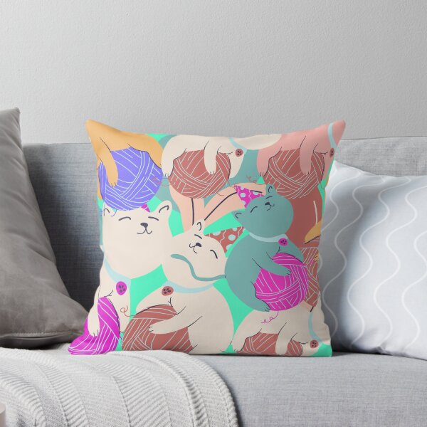 Item preview, Lovely happy colored cat - sweet play kitten with ball designed and sold by Tarik Imaradane.