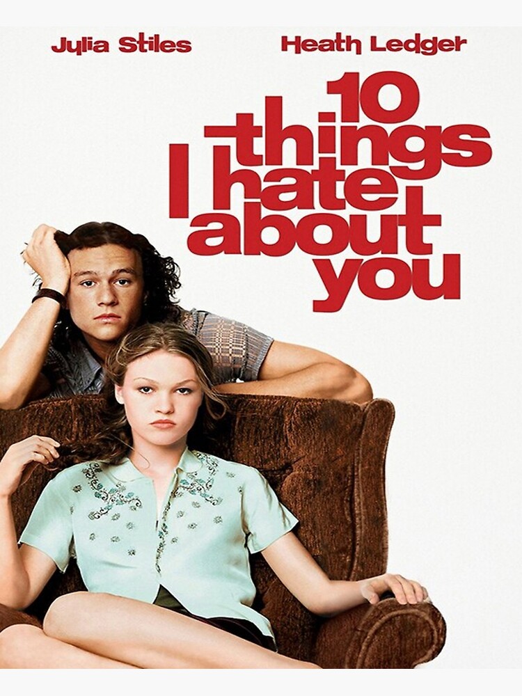 10 Things I Hate About You (1999) Movie Poster for Sale by LovedPosters