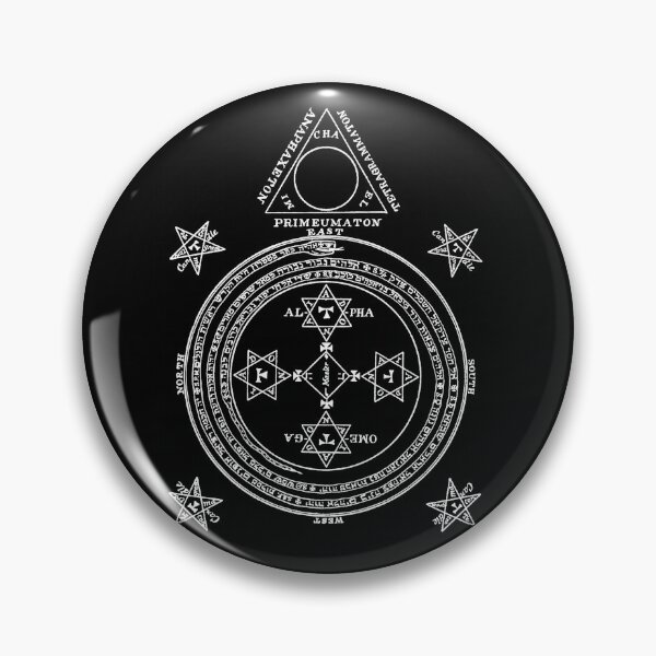 Item preview, Magical Circle of King Solomon Esoteric Symbol designed and sold by signsandsymbols.
