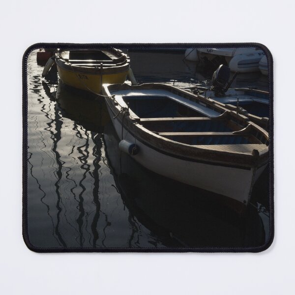 Item preview, Charming Old Wooden Boats in the Harbor designed and sold by Georgia Mizuleva.