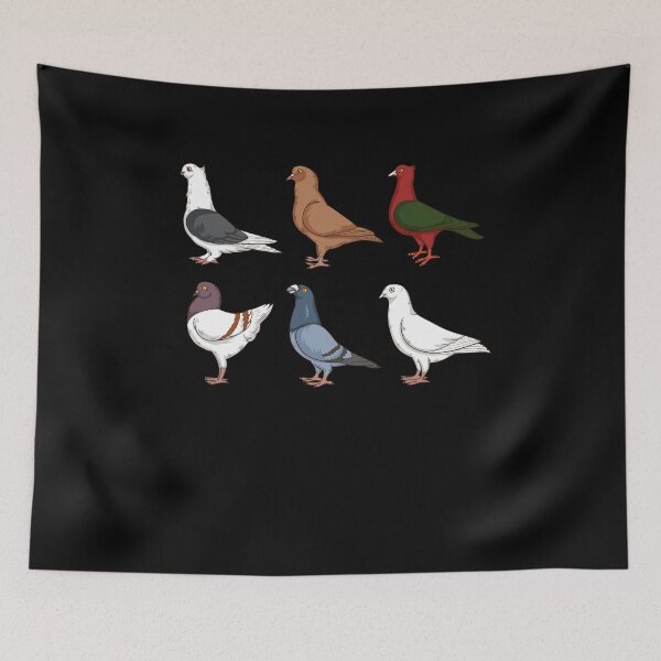 Aperçu de l'œuvre Cadeau d'élevage de pigeons Hommes Pigeon Racing Pigeons voyageurs créée et vendue par DSWShirts.