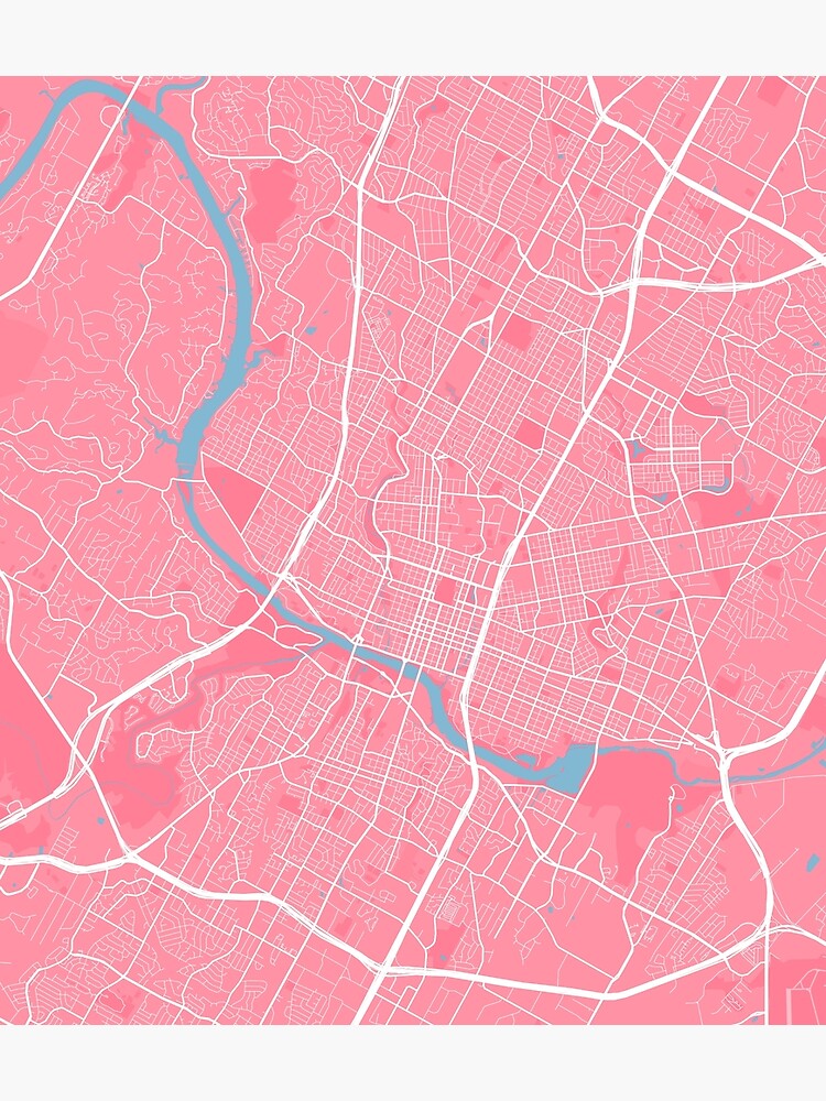 "Austin, Texas City Map Art!" Poster for Sale by Mapstastic Redbubble