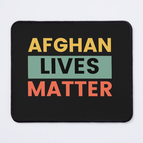 Item preview, Free Afghanistan! Patriotic Distressed Afghan Lives Matter designed and sold by RanirO.