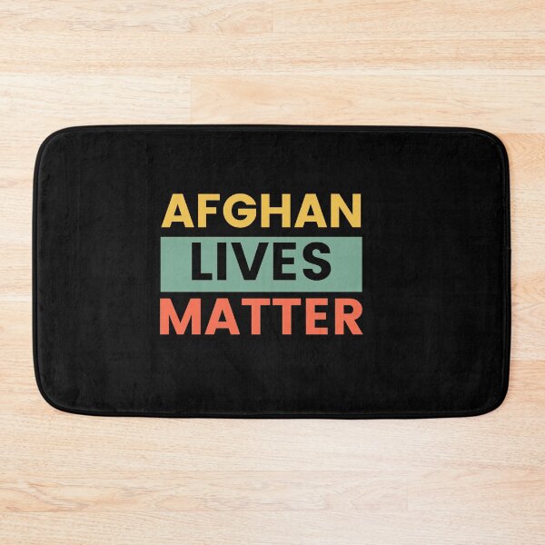 Item preview, Free Afghanistan! Patriotic Distressed Afghan Lives Matter designed and sold by RanirO.
