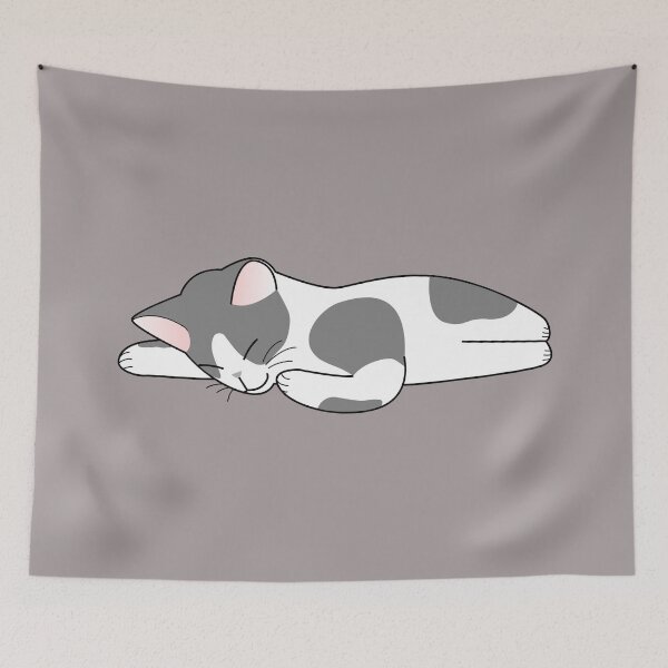 Item preview, calico kitten sleeping designed and sold by DAFIN.